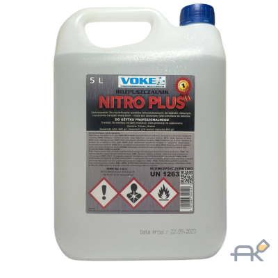 Растворитель 5л VOKE NITRO PLUS чёрн эт. польша